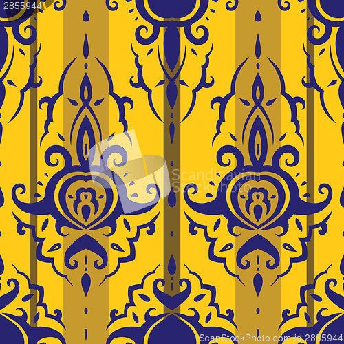 Image of Seamless wallpaper pattern.
