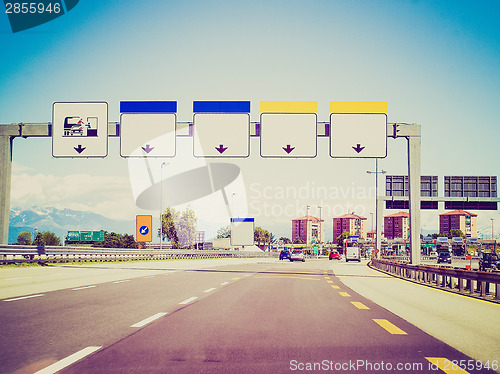 Image of Retro look Motorway