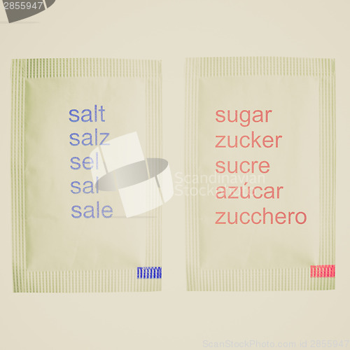 Image of Retro look Salt and sugar