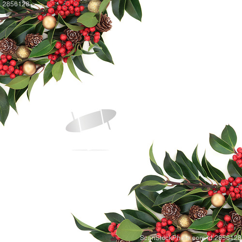 Image of Christmas Decorative  Border