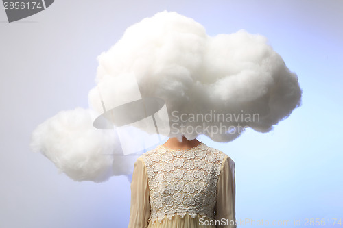 Image of Girl with Her Head in the Clouds
