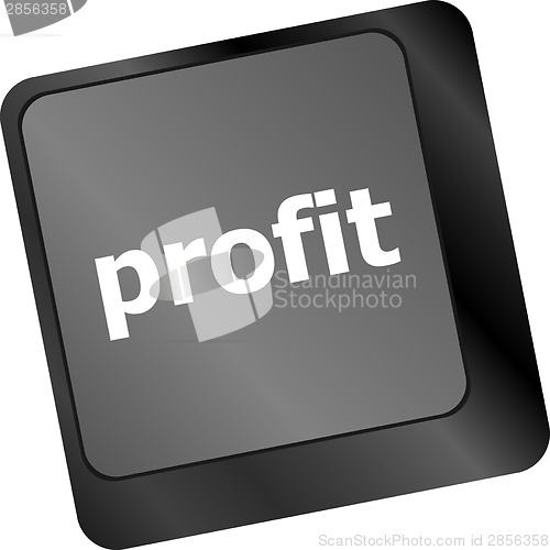 Image of Profit key showing returns for internet businesses