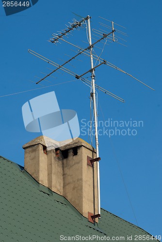 Image of Antenna on the roof