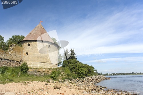 Image of Old Golovina (Head) tower at Shlisselburg fortress Oreshek