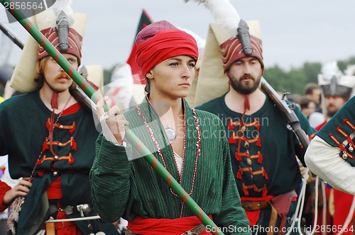 Image of Re-inactment of Victory in battle near the Molodi village 1572