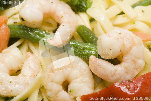 Image of shrimp scampi primavera