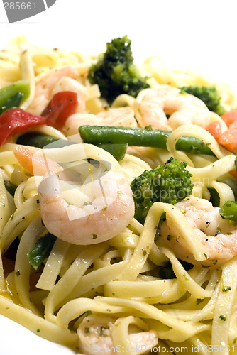 Image of shrimp scampi primavera