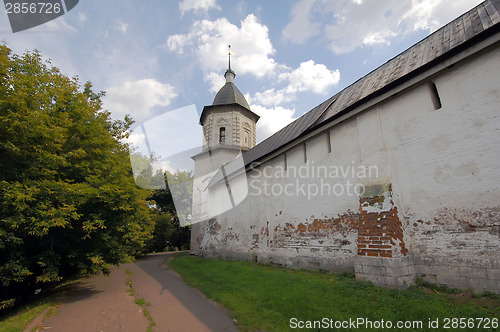 Image of Walls of Spaso-Andronikov monastery, Moscow, Russia