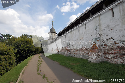 Image of Walls of Spaso-Andronikov monastery, Moscow, Russia