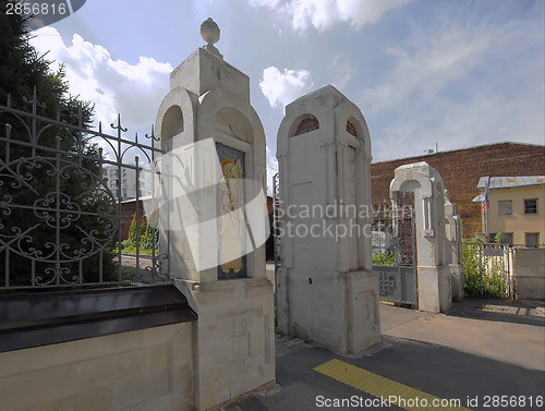 Image of Entrance gate of church