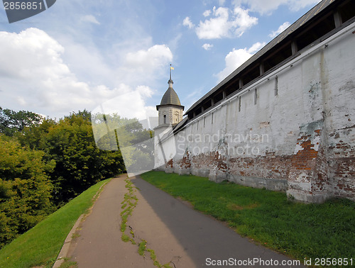 Image of Walls of Spaso-Andronikov monastery, Moscow, Russia