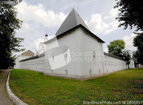 Image of corner tower of the fortress wall