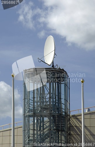 Image of Satelite on a roof