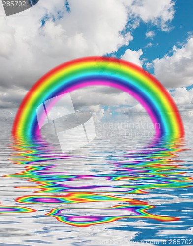 Image of Rainbow on the Sea