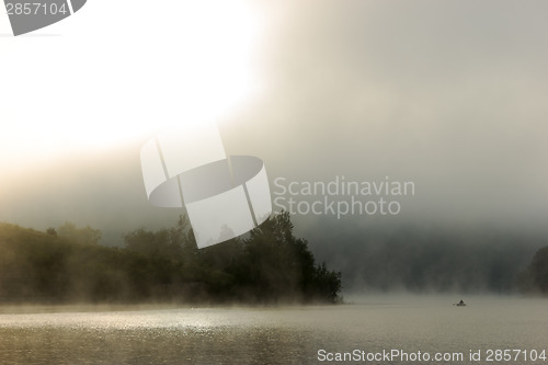 Image of Foggy river