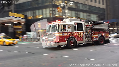 Image of NYC  fire truck