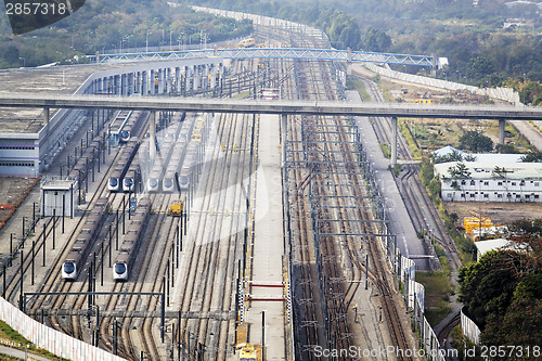 Image of railway station in hong kong