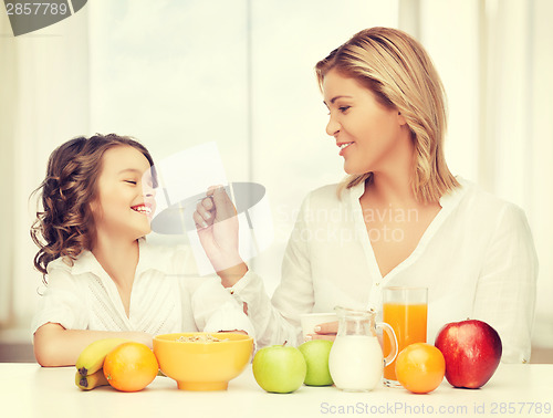 Image of mother and daughter