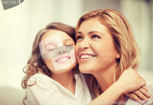 Image of mother and daughter