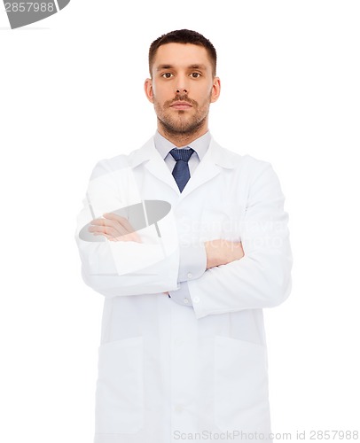 Image of male doctor in white coat