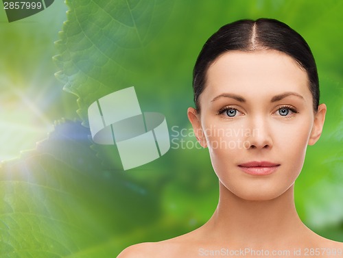 Image of young calm woman