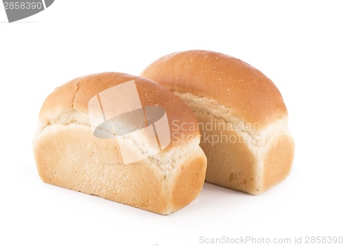 Image of bread on a white background