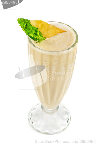 Image of pineapple milk cocktail