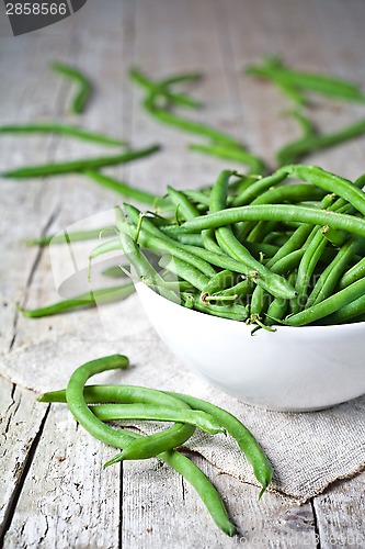 Image of green string beans in a bowl 