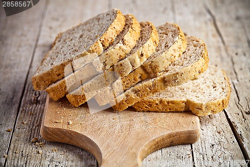 Image of  fresh bread slices 