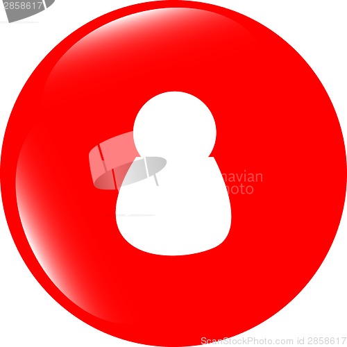 Image of Male signs. web icon button isolated on white