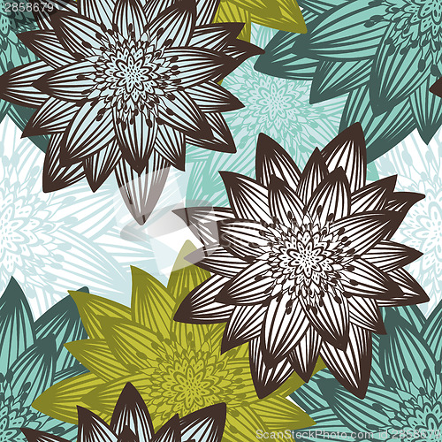 Image of Seamless floral pattern