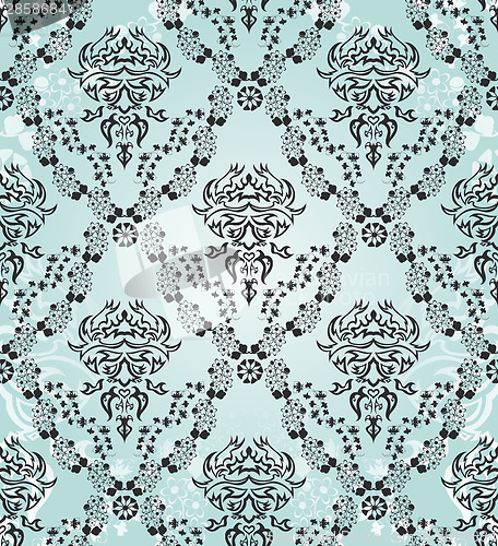 Image of Damask seamless pattern