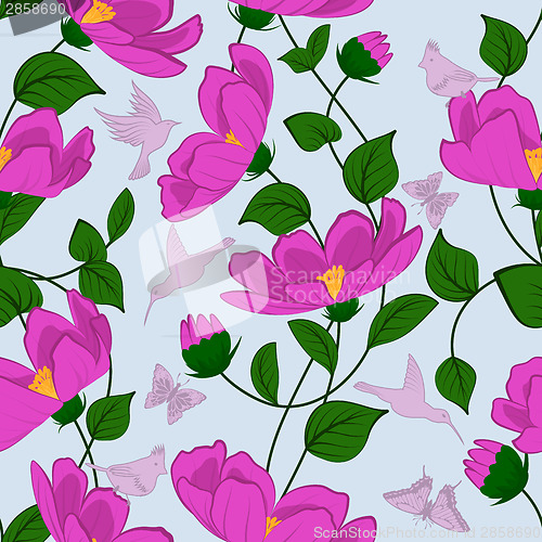 Image of Seamless floral pattern