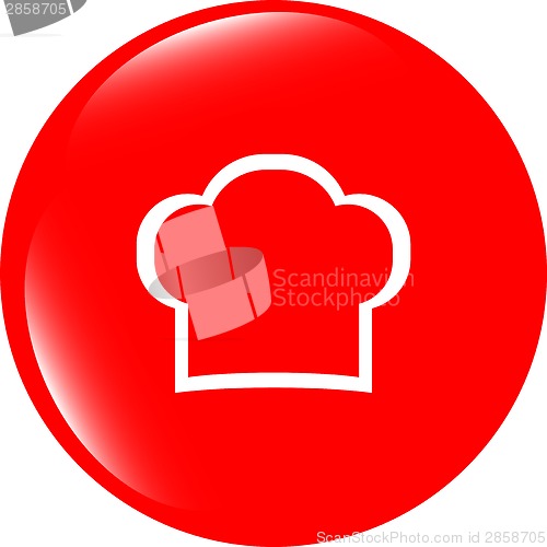 Image of Chef hat sign icon. Cooking symbol. Cooks hat