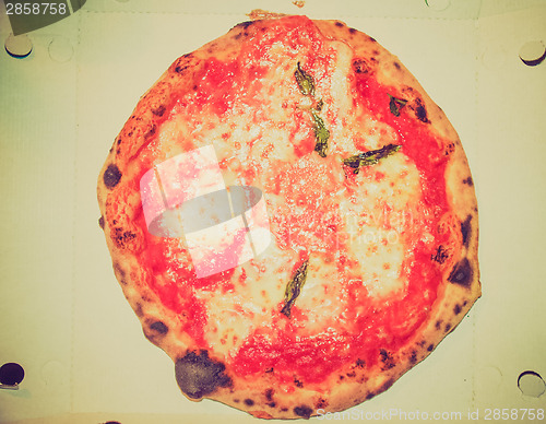 Image of Retro look Pizza Margherita