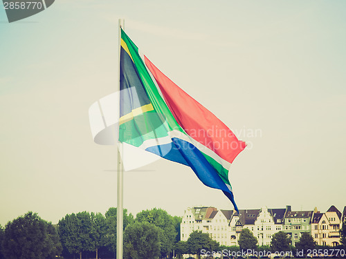 Image of Retro look Flag of South Africa
