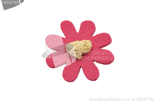 Image of Soy granule and felt decoration