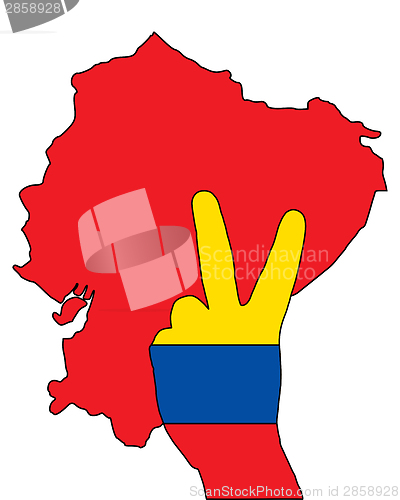 Image of Ecuador hand signal