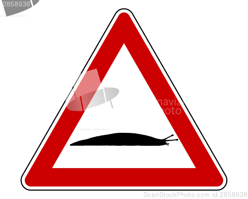 Image of Slug warning