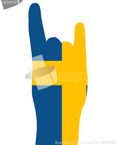 Image of Swedish finger signal