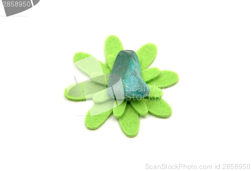 Image of Turquoise on felt