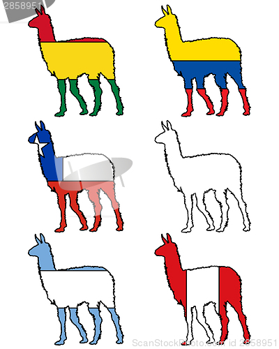 Image of Lama flags