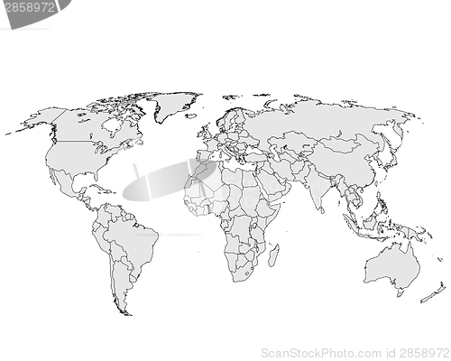 Image of World map