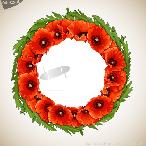 Image of Wreath of Poppies