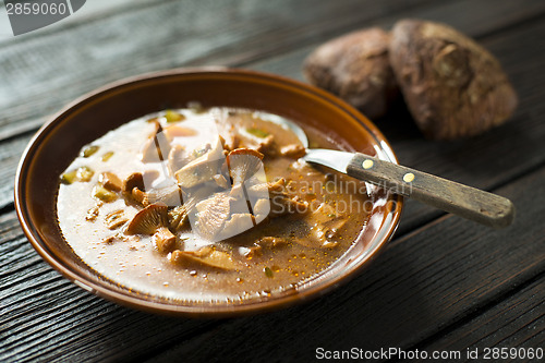 Image of mushroom soup