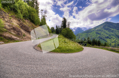 Image of Mountain road