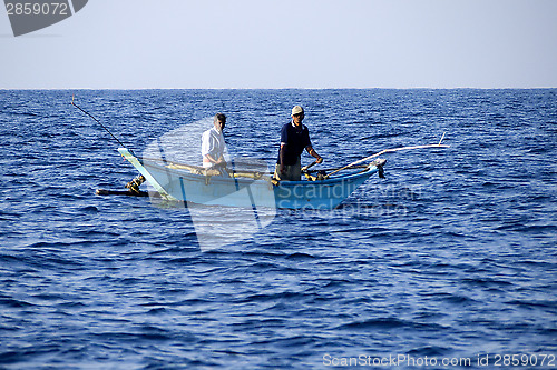 Image of Fishermen at the Indian ocean