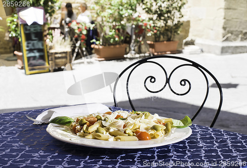 Image of Plate with italian pasta
