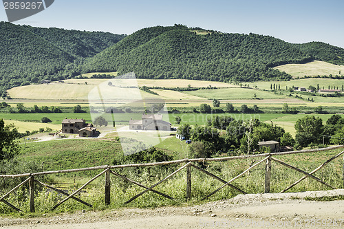 Image of Italian traditional village view