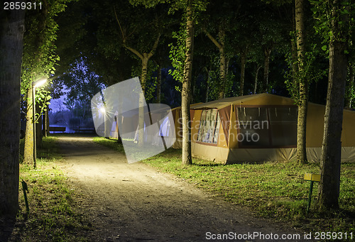 Image of Tents in camping